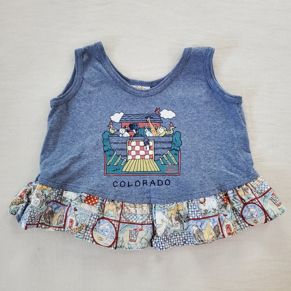 Vintage Colorado Travel Tank Top Noah's Ark 3t